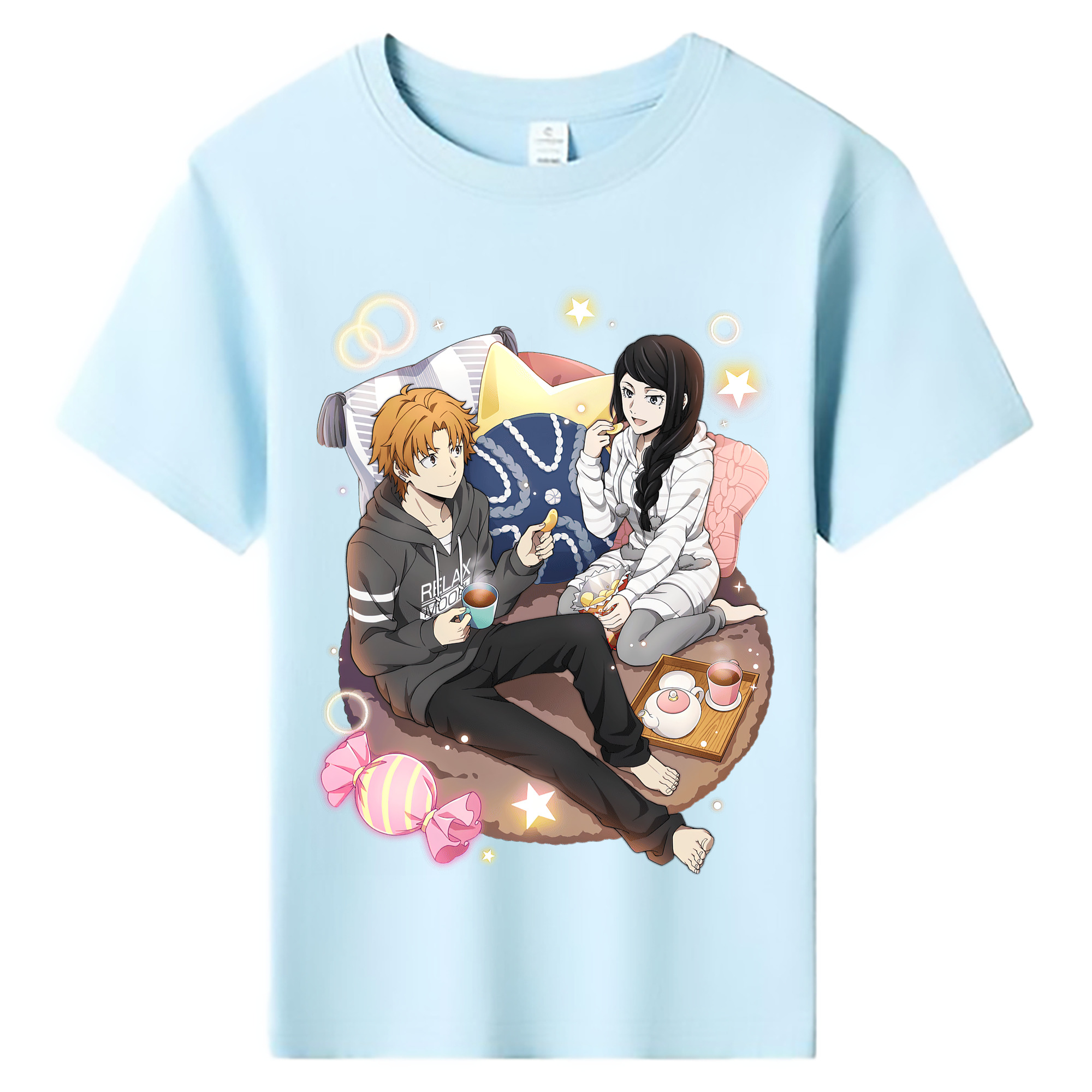（画像用） 文豪ストレイドッグス Bungo Stray Dogs 綿100％キッズTシャツ（フロントプリント）